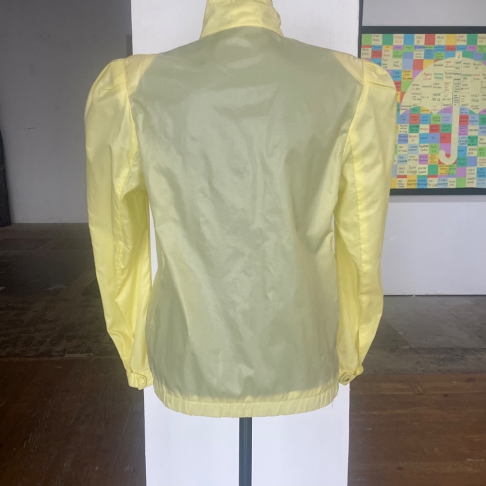 Vintage yellow nylon jacket - Picture 14 of 16